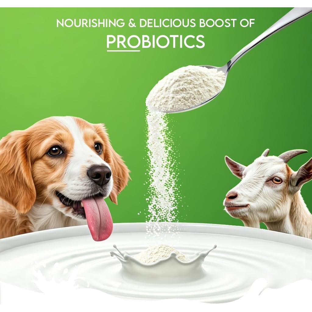 Nature's Sip 100% Natural Goat Milk Powder Natural Probiotic for Dogs 120g