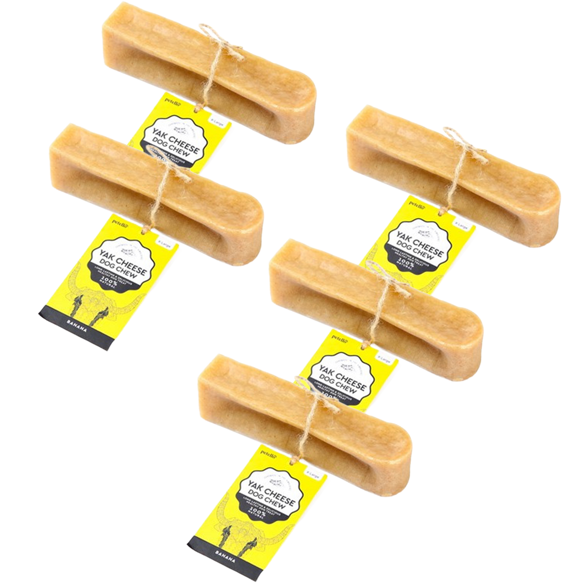 Discounted Bulk Yak Chews for Dogs (Flavoured Bundles)