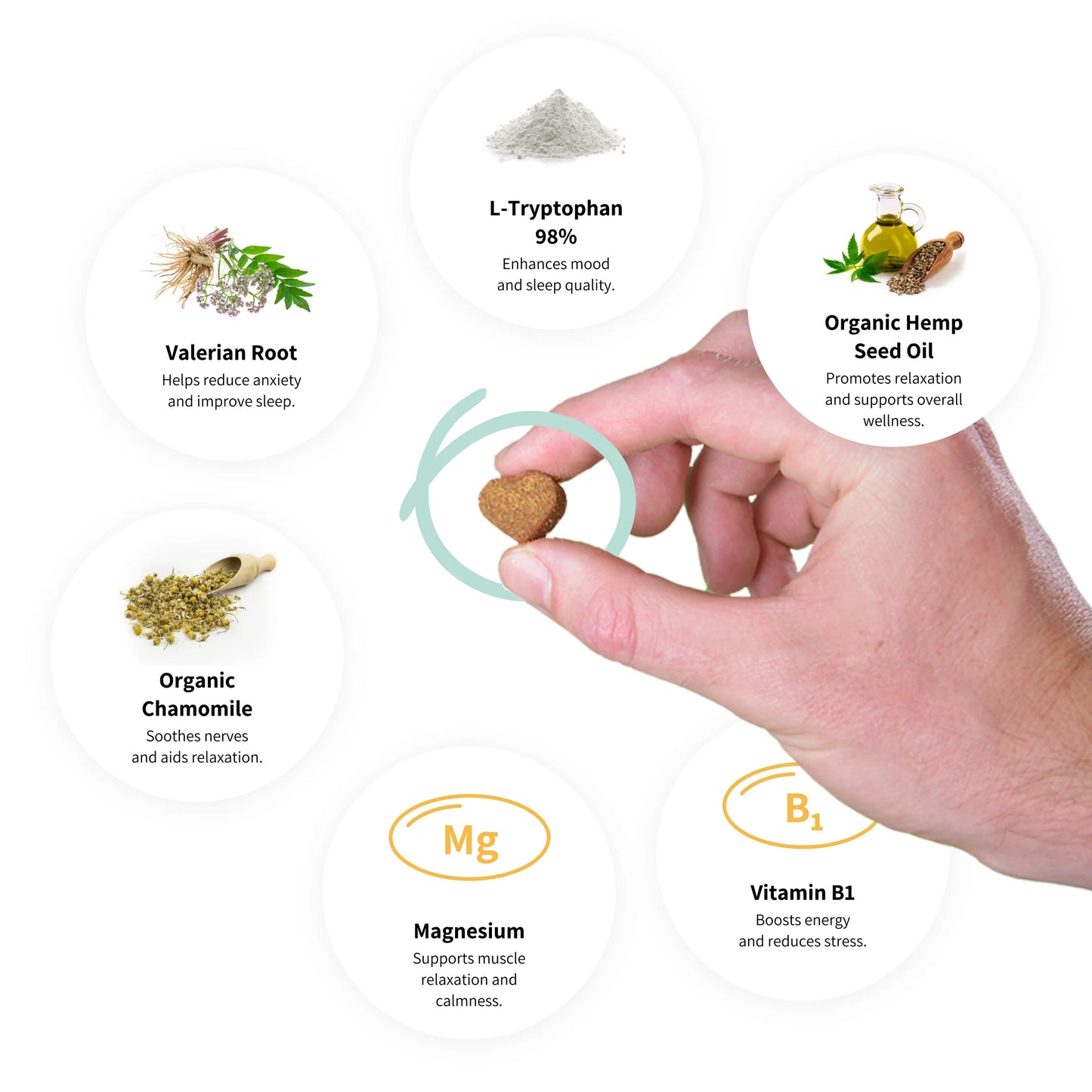 Tipaw Calming Bites Natural Supplement for Dogs