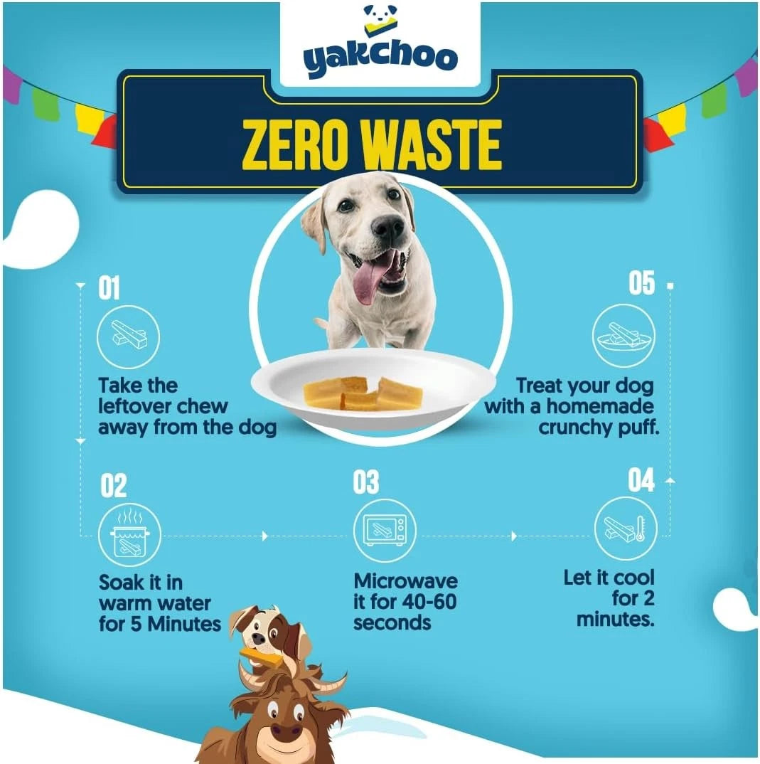 Yakchoo Yak Chews for Dogs 210g (Medium - 3 Chews)