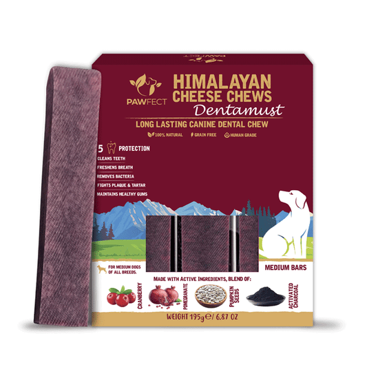 Pawfect Himalayan Yak Chews with Cranberry & Pomegranate – Large 3 x 140g