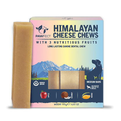 Pawfect Himalayan Yak Chews with 3 Nutritious Fruits – Large 3 x 140g