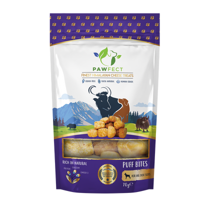 Pawfect Flavoured Yak Chews and Puffs