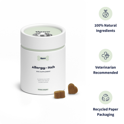 Tipaw Allergy & Itch Natural Supplement for Dogs
