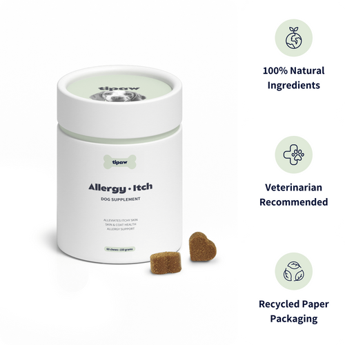 Tipaw Allergy & Itch Natural Supplement for Dogs
