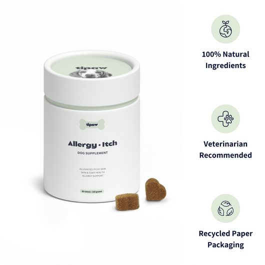 Tipaw Allergy & Itch Natural Supplement for Dogs