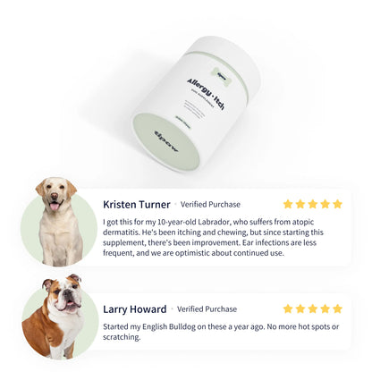 Tipaw Allergy & Itch Natural Supplement for Dogs