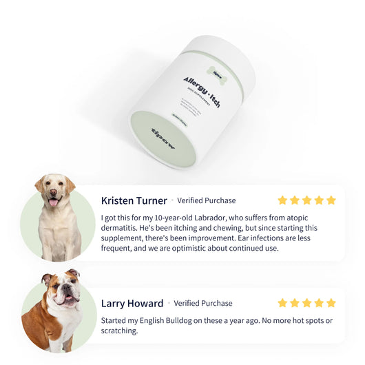 Tipaw Allergy & Itch Natural Supplement for Dogs