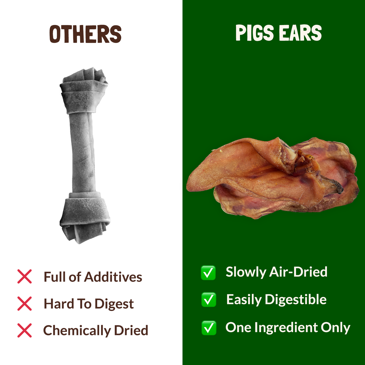 Large Pigs Ears