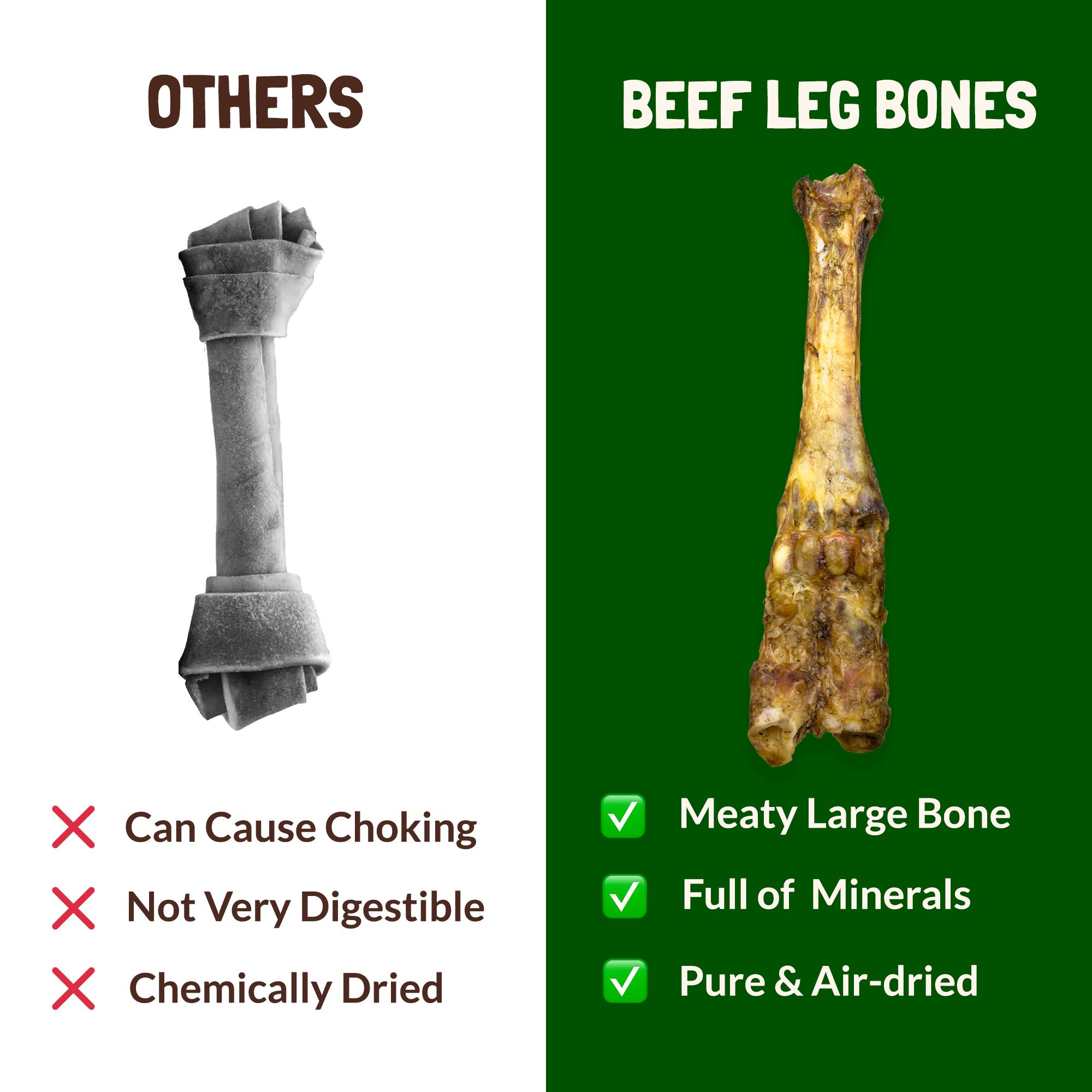 Jumbo Beef Bones (2 Pack )