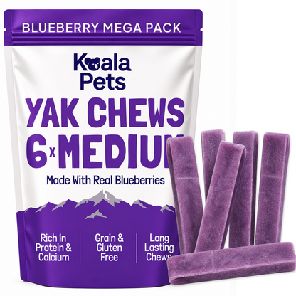 Yak Chews for Dogs (Medium Pack of 6)