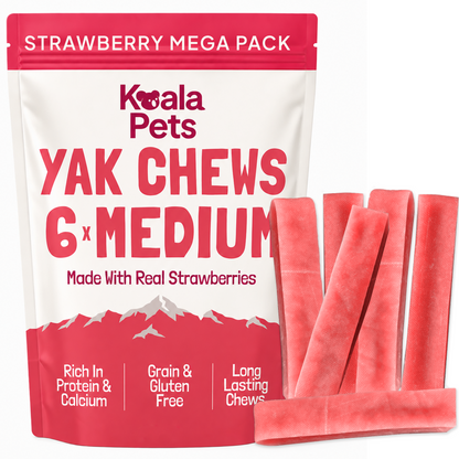 Yak Chews for Dogs (Medium Pack of 6)