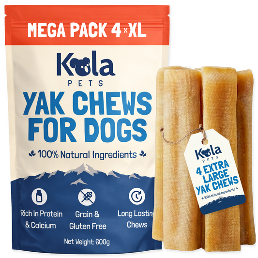 Yak Chews for Dogs (XL Pack of 4)