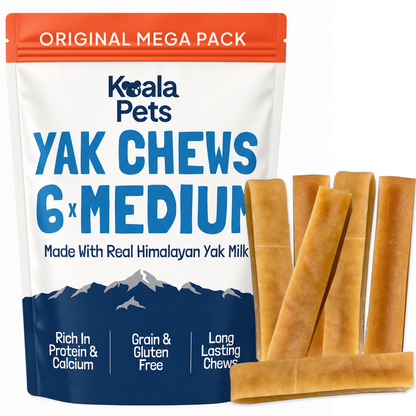 Yak Chews for Dogs (Medium Pack of 6)