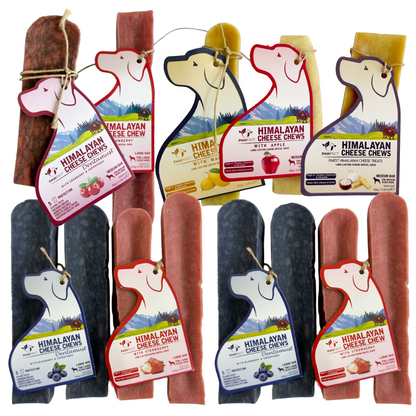 Pawfect Himalayan Yak Chews For Dogs (All Sizes and Flavours)