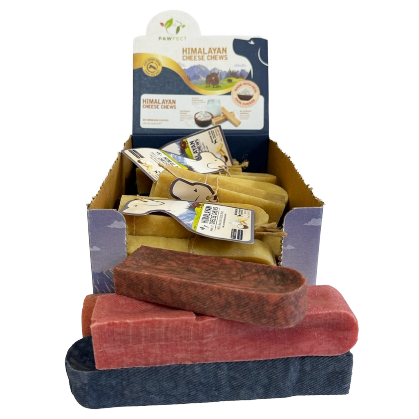 Pawfect Himalayan Yak Chews For Dogs (All Sizes and Flavours)