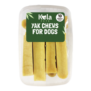 Yak Chews for Dogs Medium Pack of 10 | High Protein 650g