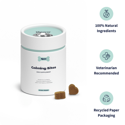 Tipaw Calming Bites Natural Supplement for Dogs