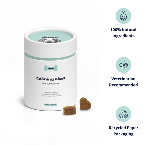 Tipaw Calming Bites Natural Supplement for Dogs
