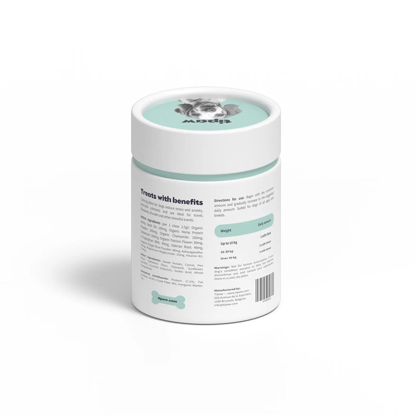 Tipaw Calming Bites Natural Supplement for Dogs