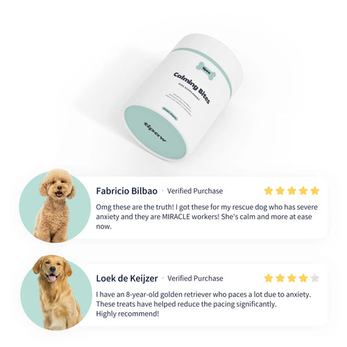 Tipaw Calming Bites Natural Supplement for Dogs