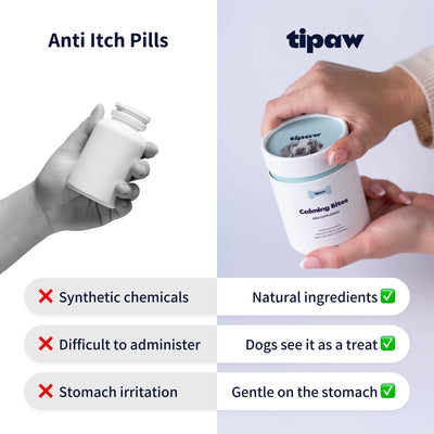 Tipaw Calming Bites Natural Supplement for Dogs