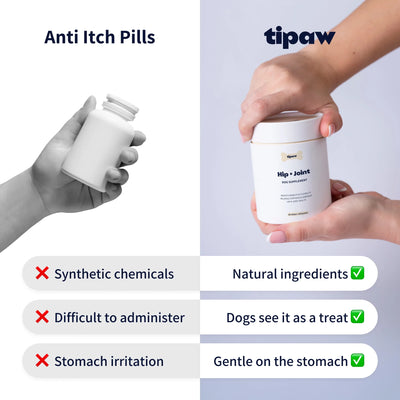 Tipaw Hip & Joint Natural Supplement For Dogs
