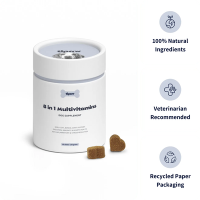 Tipaw Multivitamin Natural Supplements for Dogs