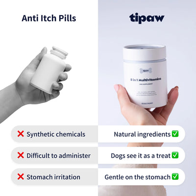 Tipaw Multivitamin Natural Supplements for Dogs