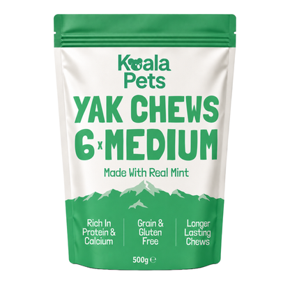 Yak Chews for Dogs (Medium Pack of 6)