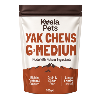 Yak Chews for Dogs (Medium Pack of 6)