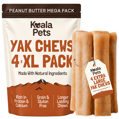 Yak Chews for Dogs (XL Pack of 4)